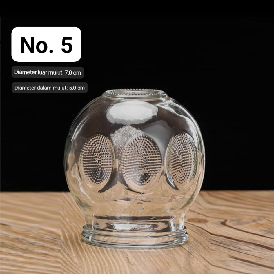 GELAS BEKAM API No 5 / ALAT BEKAM API / KOP BEKAM API / KOP KACA No 5