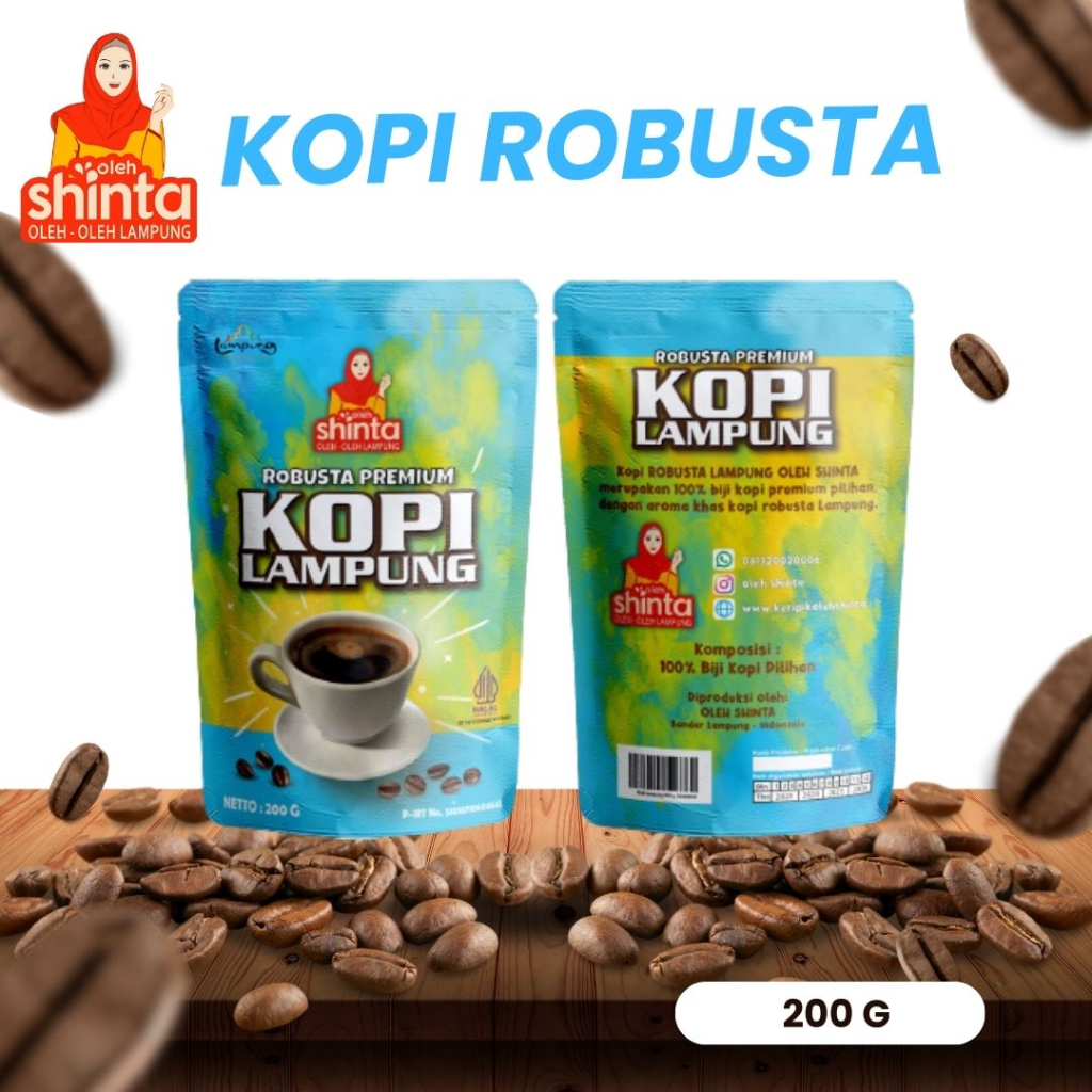 

Shinta Kopi Robusta Lampung 200 G