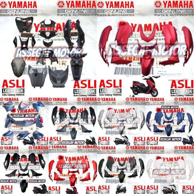 COVER FULL BODY HALUS + KASAR SET NEW NMAX 2020-2023 ASLI ORIGINAL YAMAHA