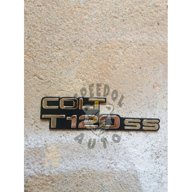 Sticker emblem colt T120ss emblem mobil colt T120ss