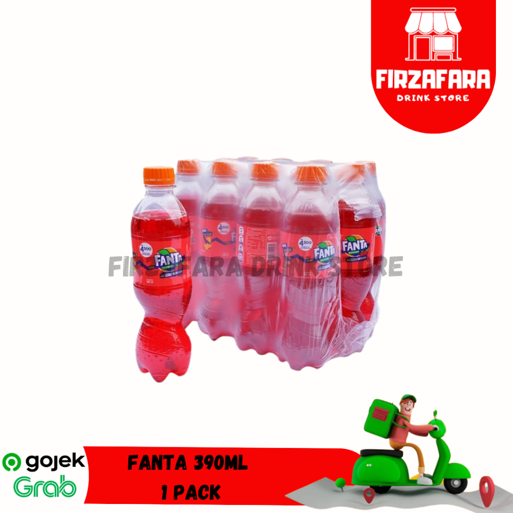 

(READY SURABAYA) FANTA 1 PACK 390ML ISI 12 BOTOL