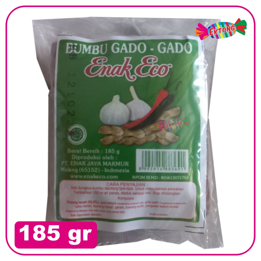 

ENAK ECO BUMBU GADO-GADO HIJAU 185GR