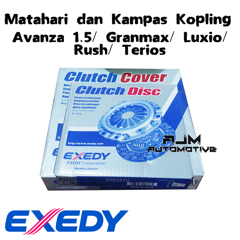 Kopling Full Set Kampas Kopling Matahari Avanza 1.5 Gmax Terios Exedy