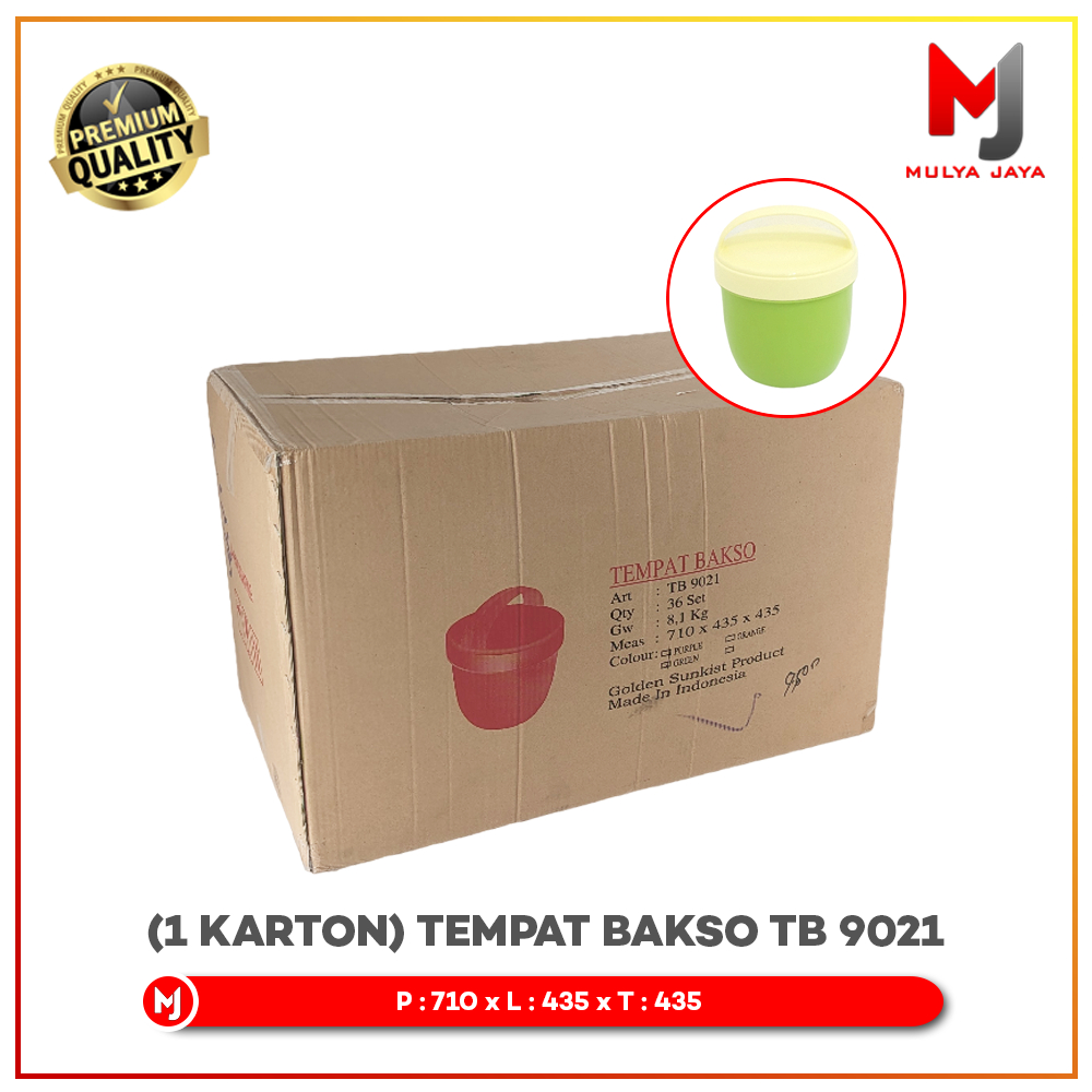 Golden Sunkist (1 Karton) Rantang Plastik Bakso TB 9021 Mulya Jaya