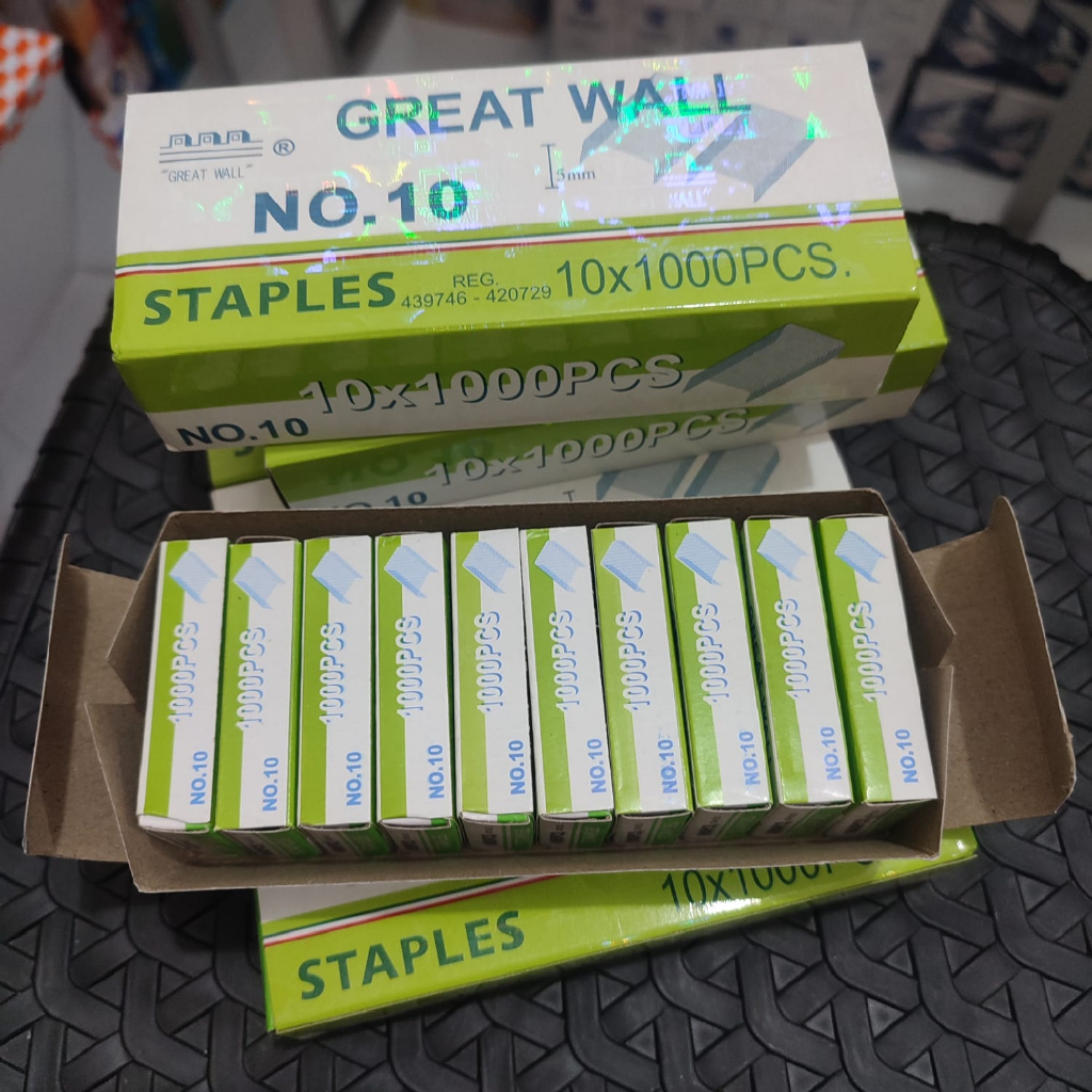 

Isi Steples Kecil Great Wall No. 10
