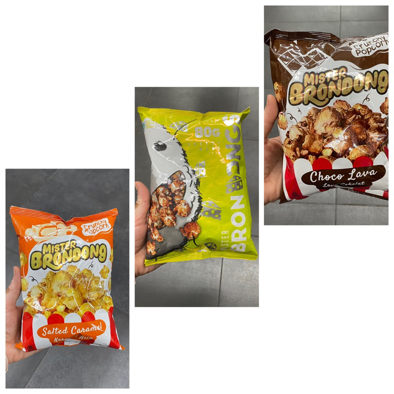 

Mister Brondong Popcorn Caramel Coklat Keju Balado Peanut Butter