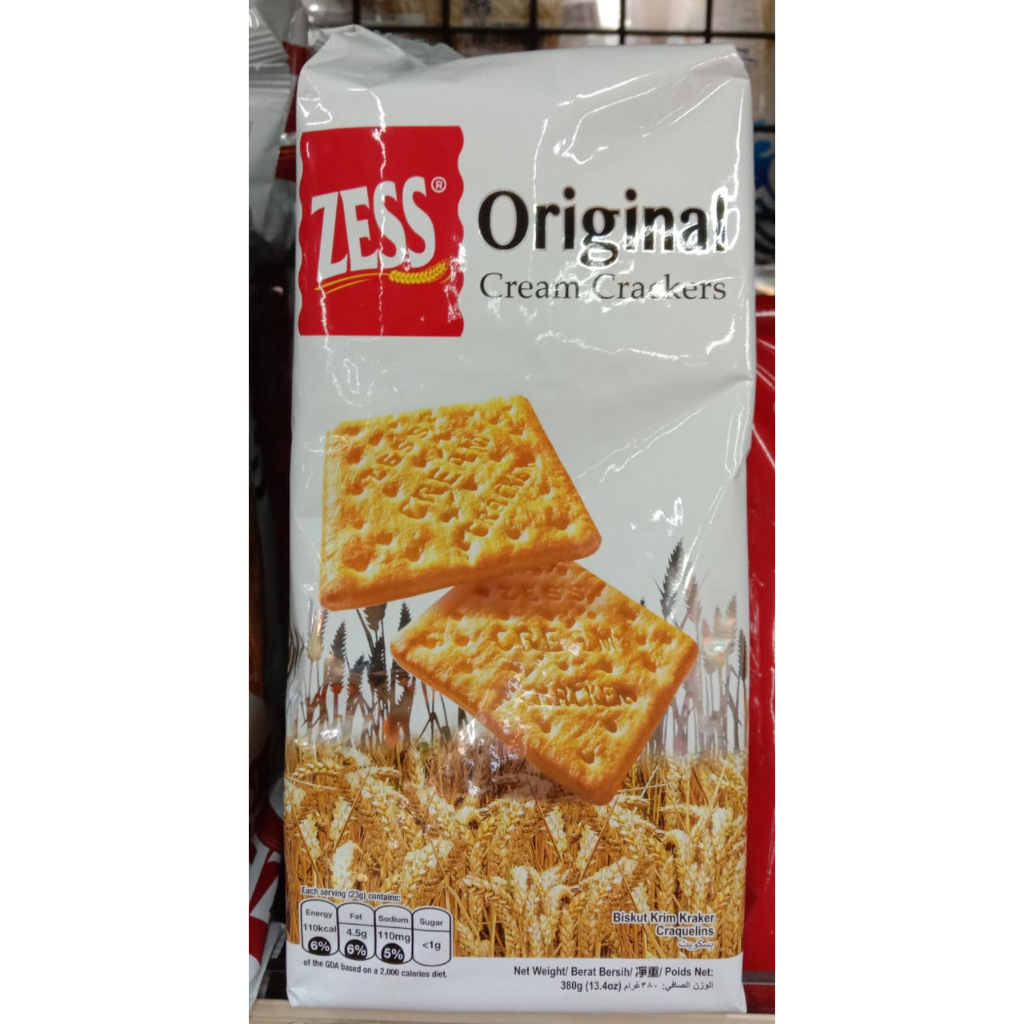 Zess original cream crackers 380g