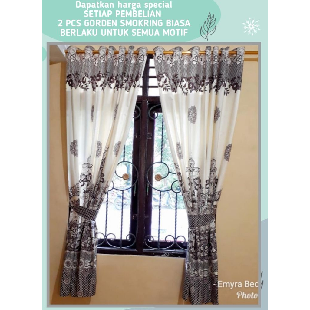 GORDEN SMOKRING BIASA MOTIF BRISTOL