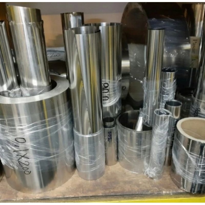 Shim Plat Stainless 304 3mm x 300mm x 300mm - Plat Stainless