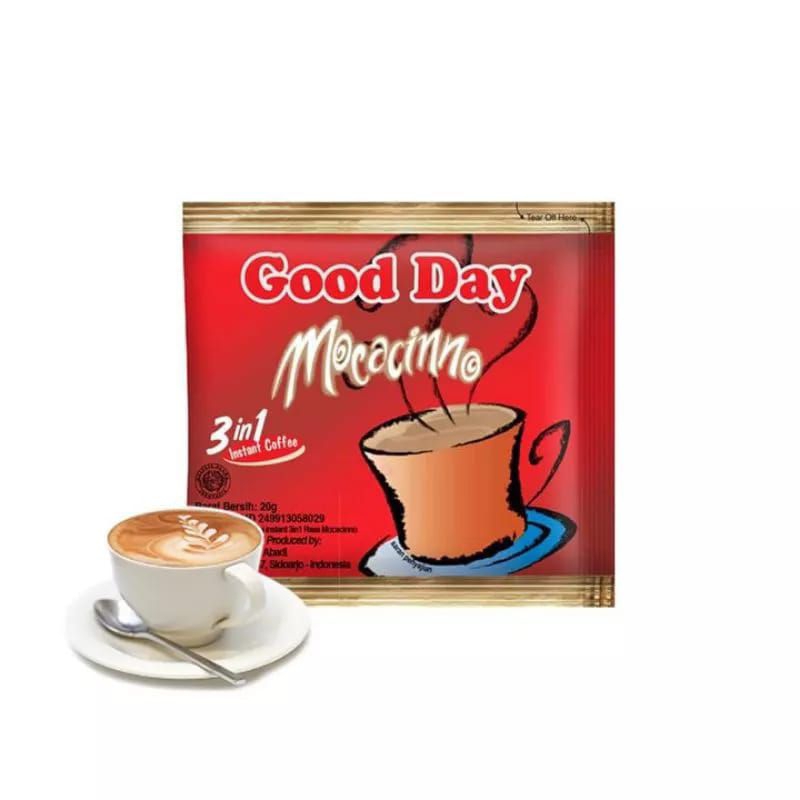 

Kopi Good Day Mocacinno 1 Renceng / Kopi instan