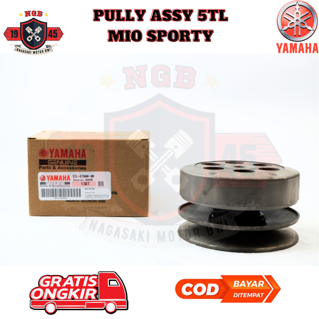 pully belakang mio sporty - puli mio sporty - puli set mio smile - pulley mio sporty - 5TL