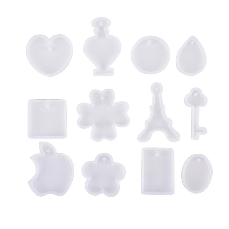 Cetakan Resin Waterdrop PAKET All Varian 12 Macam Bahan Silikon Silicone Silicon Peralatan Perlengka