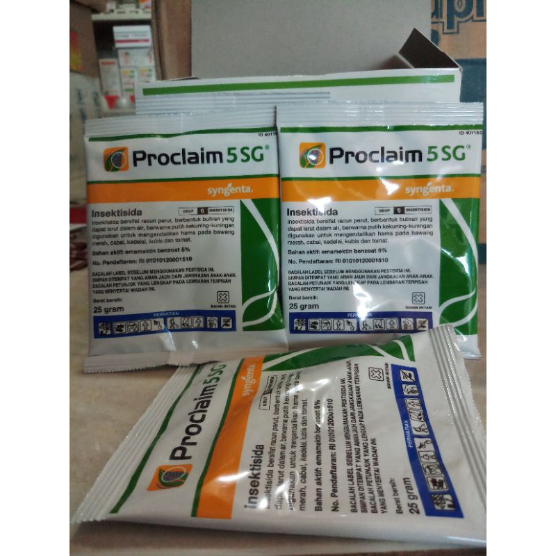 Proclaim 5 SG insektisida syngenta "pembasmi ulat grayak" 25 gram