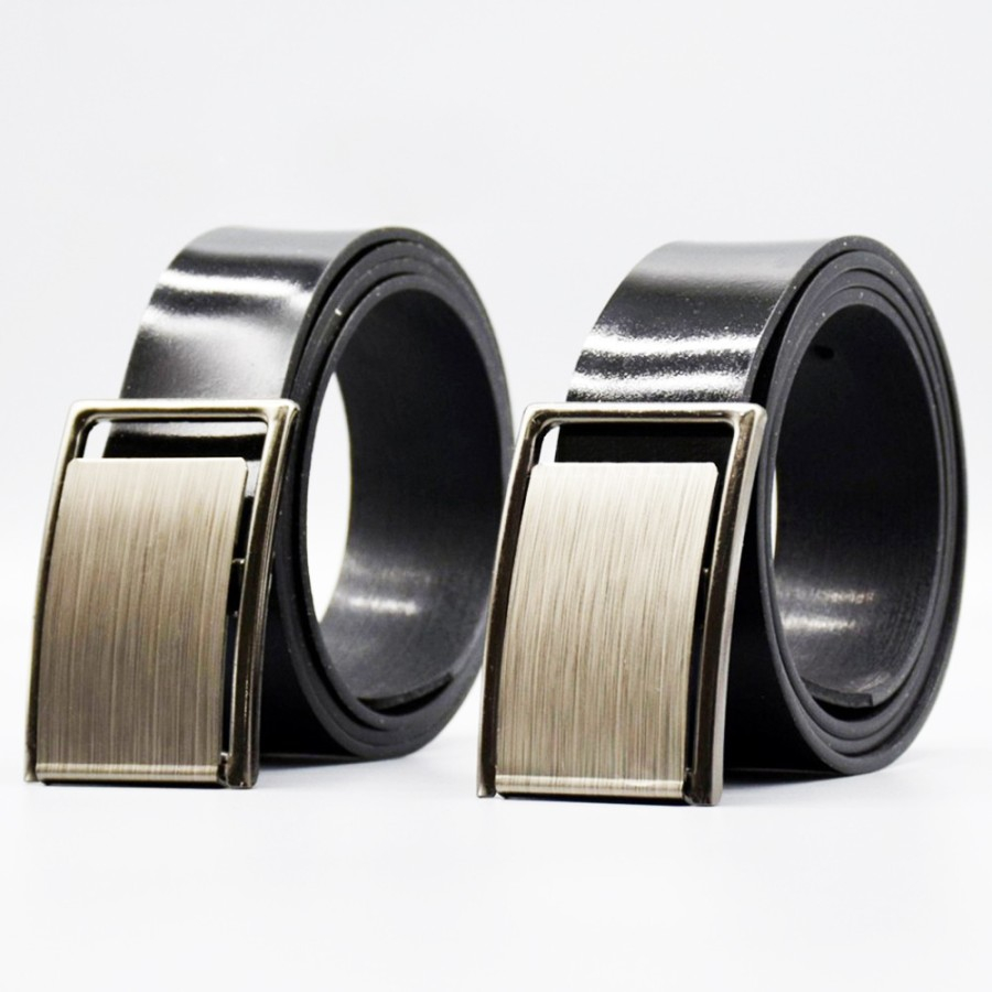 Ikat Pinggang Pria Stainless / Kepala Gesper Stainless Formal Basic