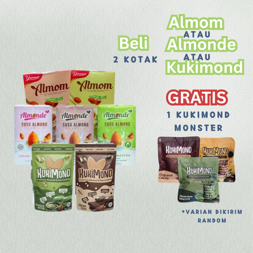 

[ND] KukiMond Cookies Asi Booster Almond & Oat / Pelancar ASI
