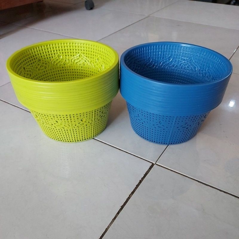 WAKUL PLASTIK LUSINAN/WAKUL PLASTIK BULAT/WAKUL HAJATAN PLASTIK/PIPITI NASI WARNA MURAH/PIPITI HAJAT
