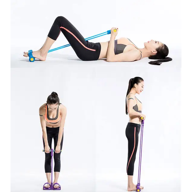 Tummy Trimmer Karet Body Trimmer Alat Pengecil Perut Berkualitas Pembakar Lemak Fitness /Alat Olahraga Di Rumah Sit Up