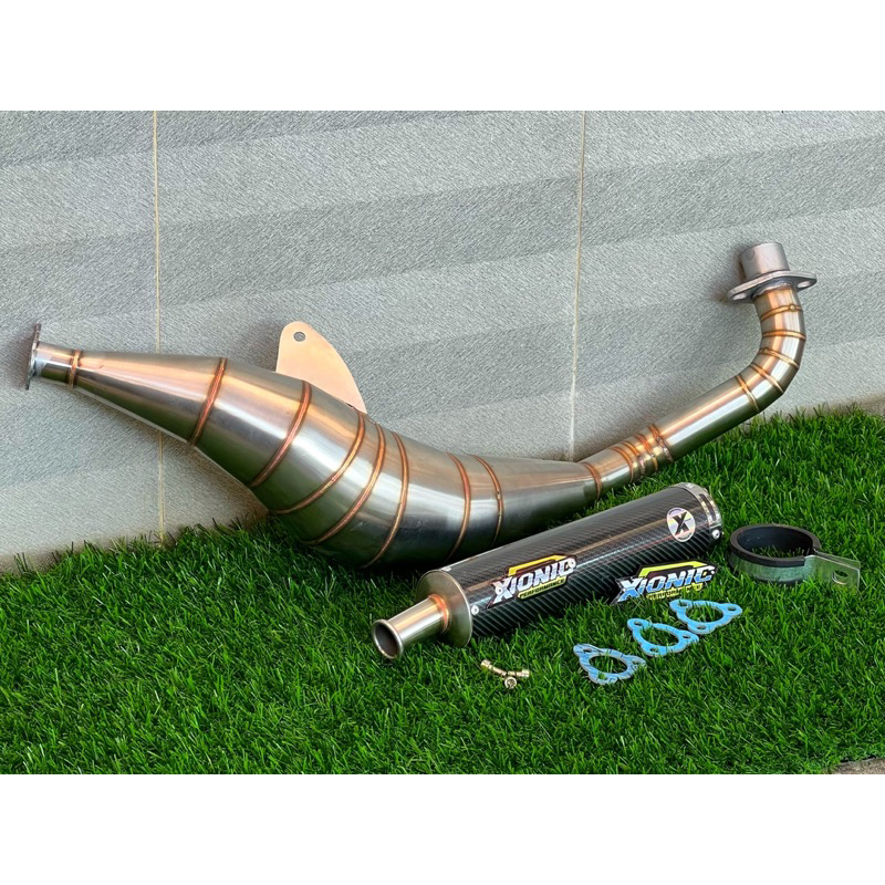 Knalpot FIZ R F1Z R Force1 Alfa Sigma Xionic Type X-02 V3 BM Power Model kolong