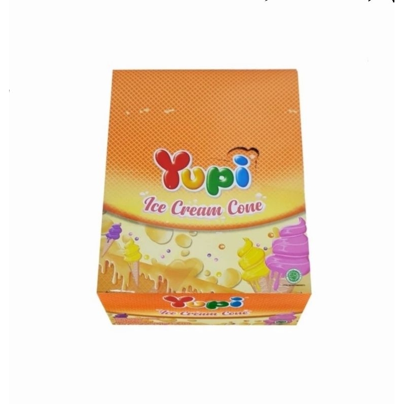 

Permen Candy Yupi Ice Cream Cone per box isi 24pc