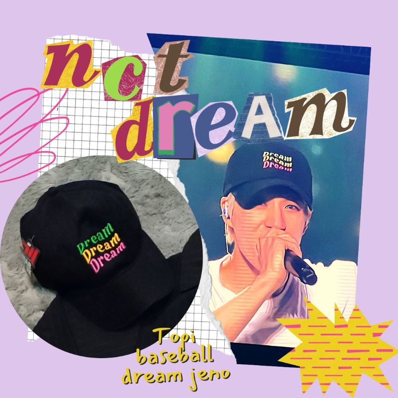 TOPI BASEBALL NCT DREAM JENO "DREAM"