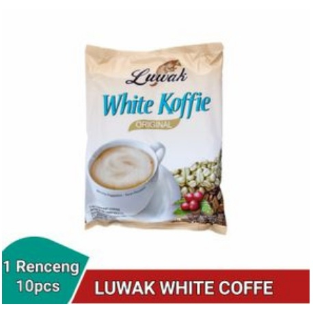 

(10 PCS) ^ KYRA ^ Luwak White Coffee Koffie Kopi Instan 3 in 1 Original Tarik Malaka