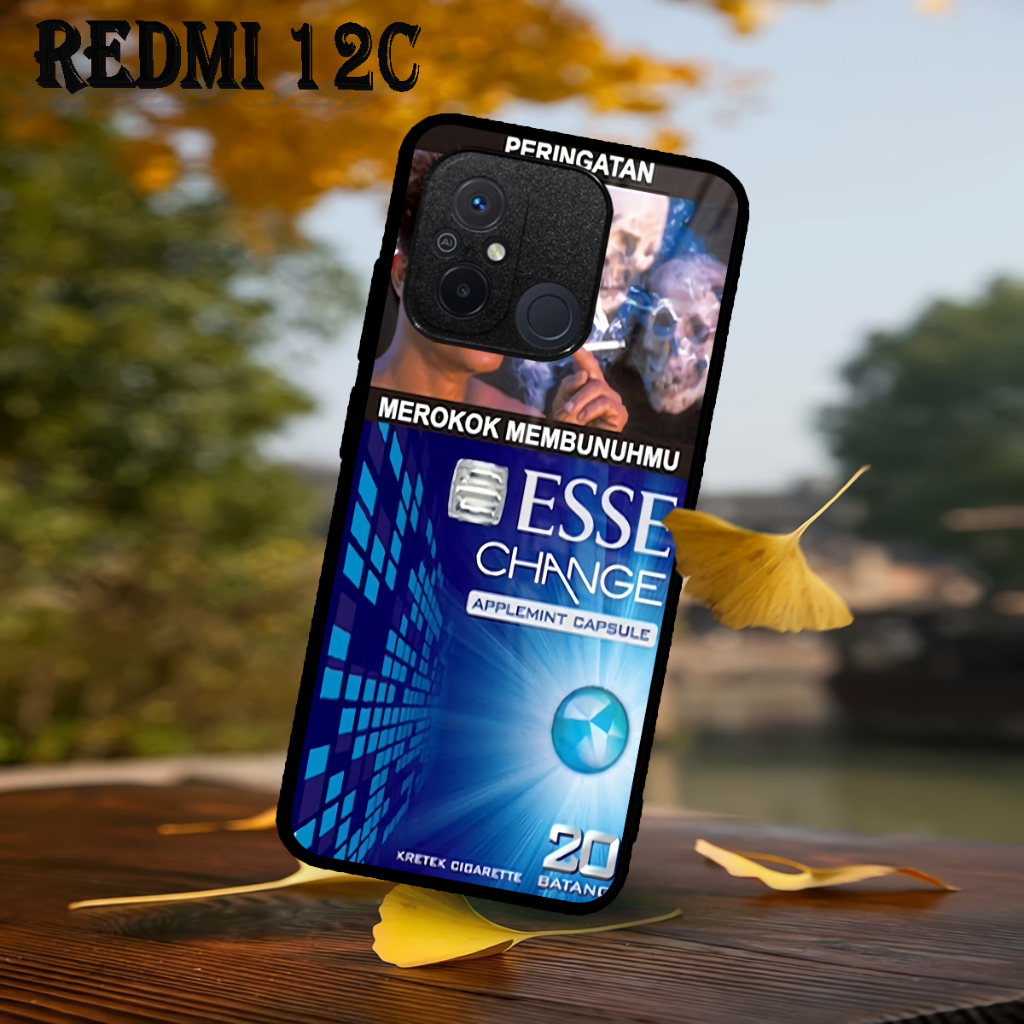 [b32] Case Kilau XIAOMI REDMI 12C | Casing Hp Glossy | Motif rokok mild