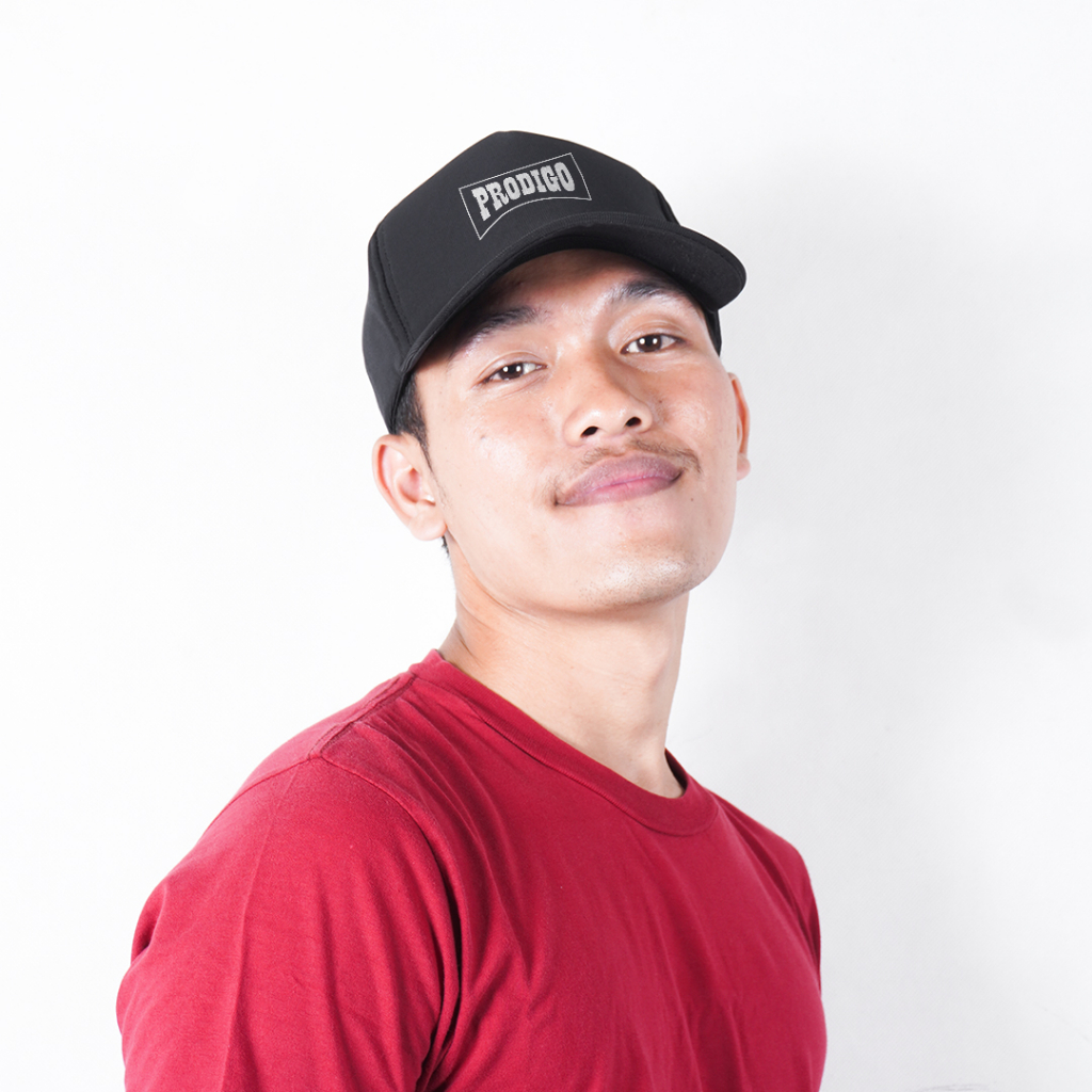 Prodigo * Topi Bill Up Yupa I Baseball Cap Original I Topi Olahraga Unisex I Topi Baseball Pria Wanita I Topi Pria Hitam-4