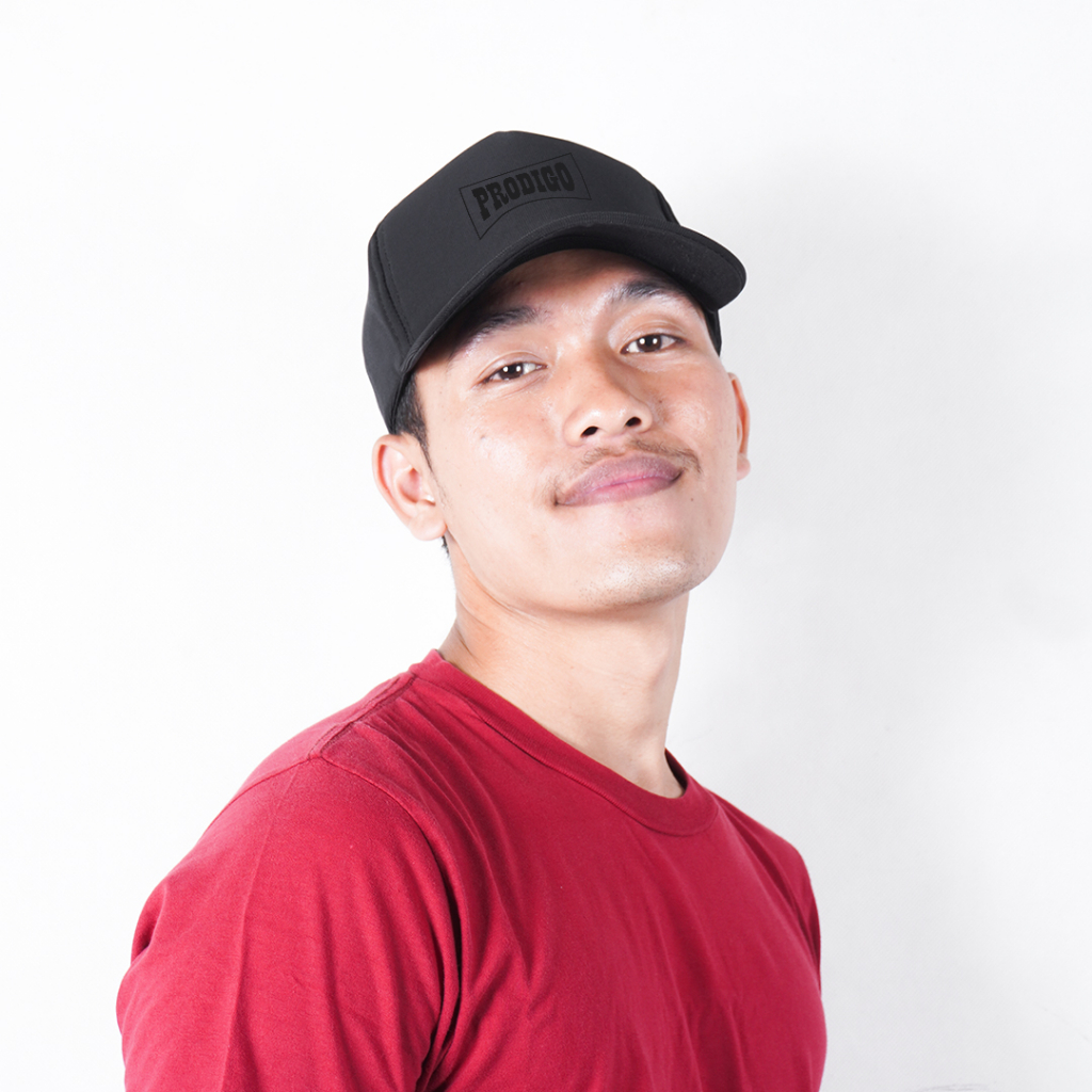 Prodigo * Topi Bill Up Yupa I Baseball Cap Original I Topi Olahraga Unisex I Topi Baseball Pria Wanita I Topi Pria Hitam-6