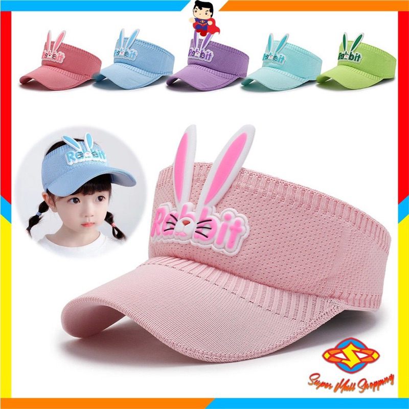 TOPI OLAHRAGA ANAK RAJUT MOTIF RABBIT / TOPI GOLF ANAK BAHAN RAJUT / TOPI GOLF / TOPI ANAK / TOPI / 