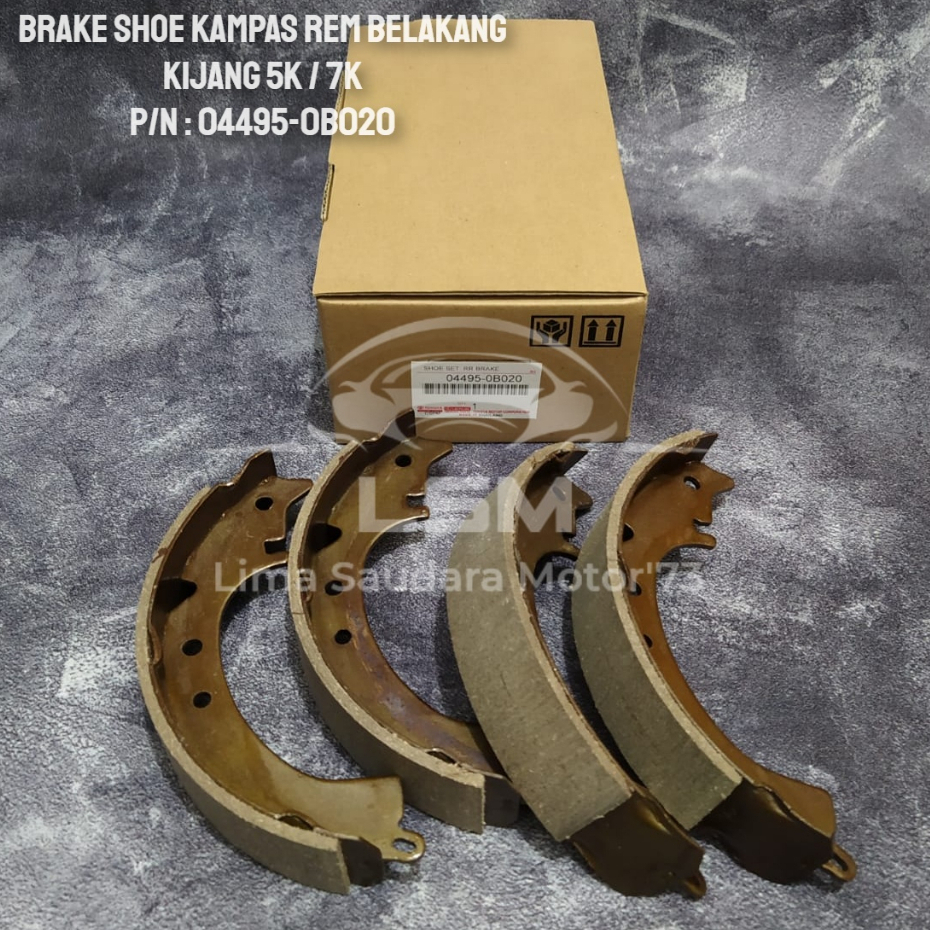 Brake Shoe Kampas Rem Belakang Toyota Kijang 5K 7K 04495-0B020