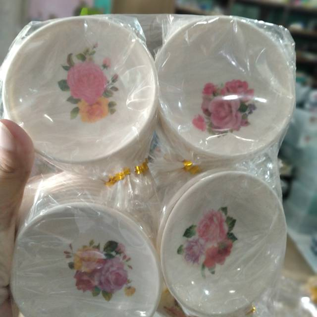 (100 PCS) Souvenir Pernikahan Mangkok Sambal Bulat Melamin Kemasan Plastik Termurah Sovenir Suvenir