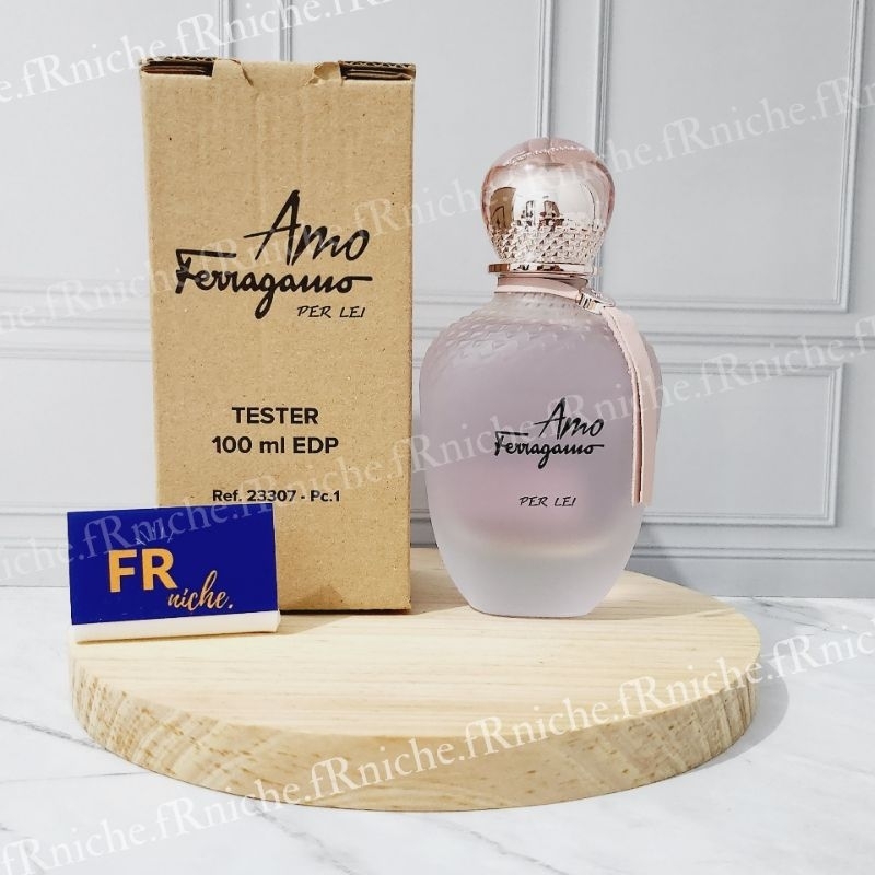 salvatore ferragamo amo per lei edp 100ml tester with cap