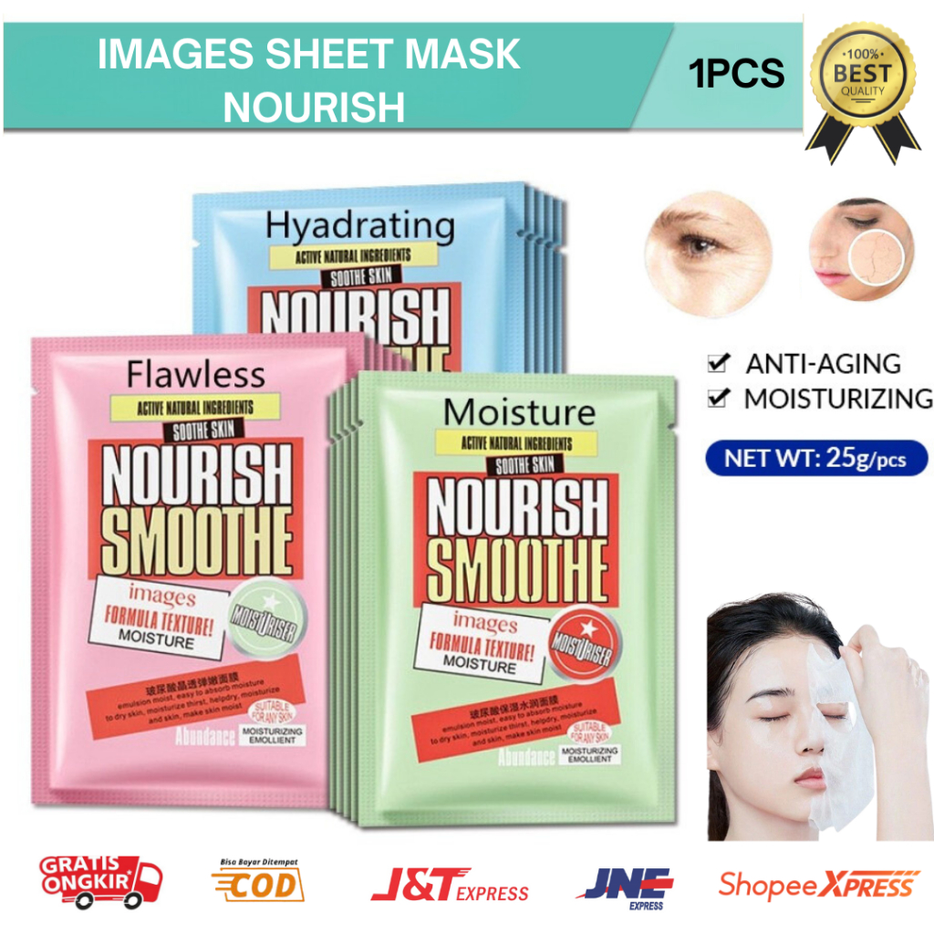 BEAUTIES - Masker Wajah Sheet Mask | Masker Wajah Bpom | Images Sheet Mask | Sheet Mask | ORIGINAL |