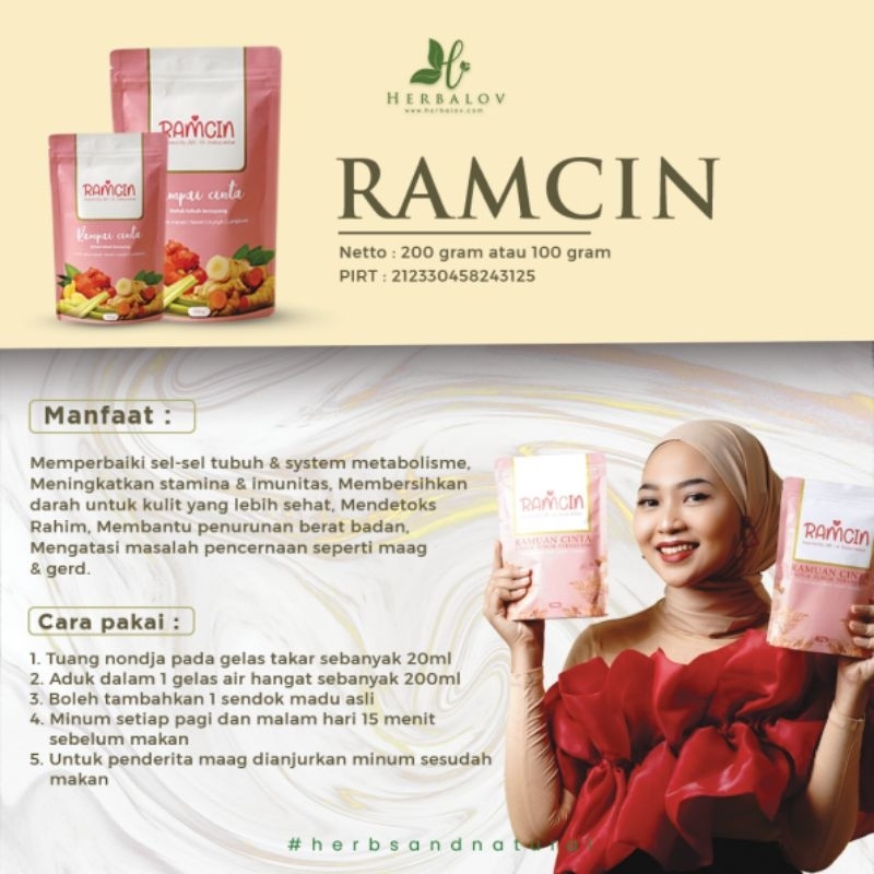 Ramcin ramuan cinta dari Herbalov