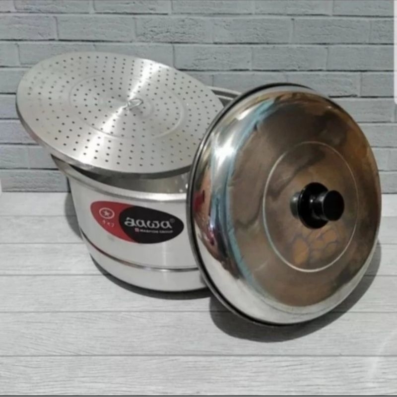 Panci langseng dandang kukusan steamer maspion jawa 28cm