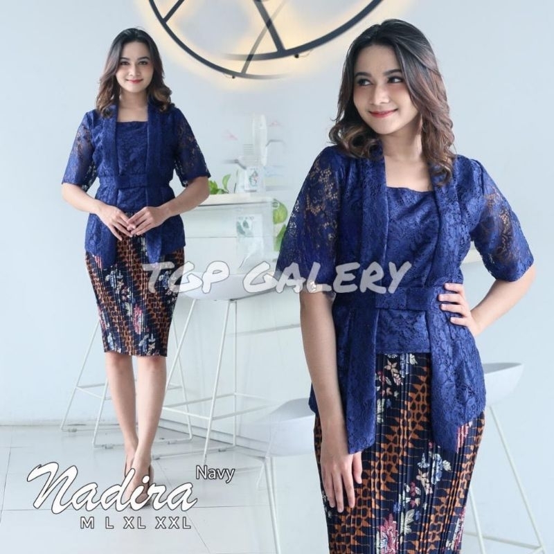 ( COD ) KEBAYA BRUKAT KUTU BARU LENGAN PENDEK / KEBAYA BRUKAT CANTIK / KEBAYA MODERN