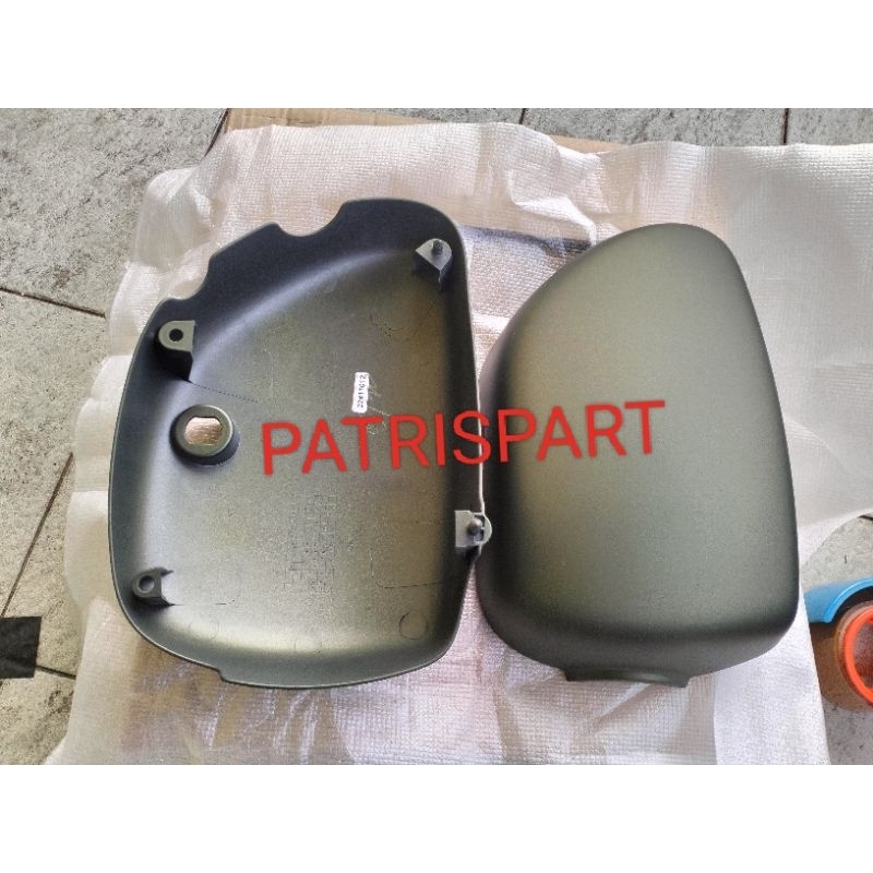 cover aki body belakang cover aki W175 W 175 hijau Armi original kawasaki