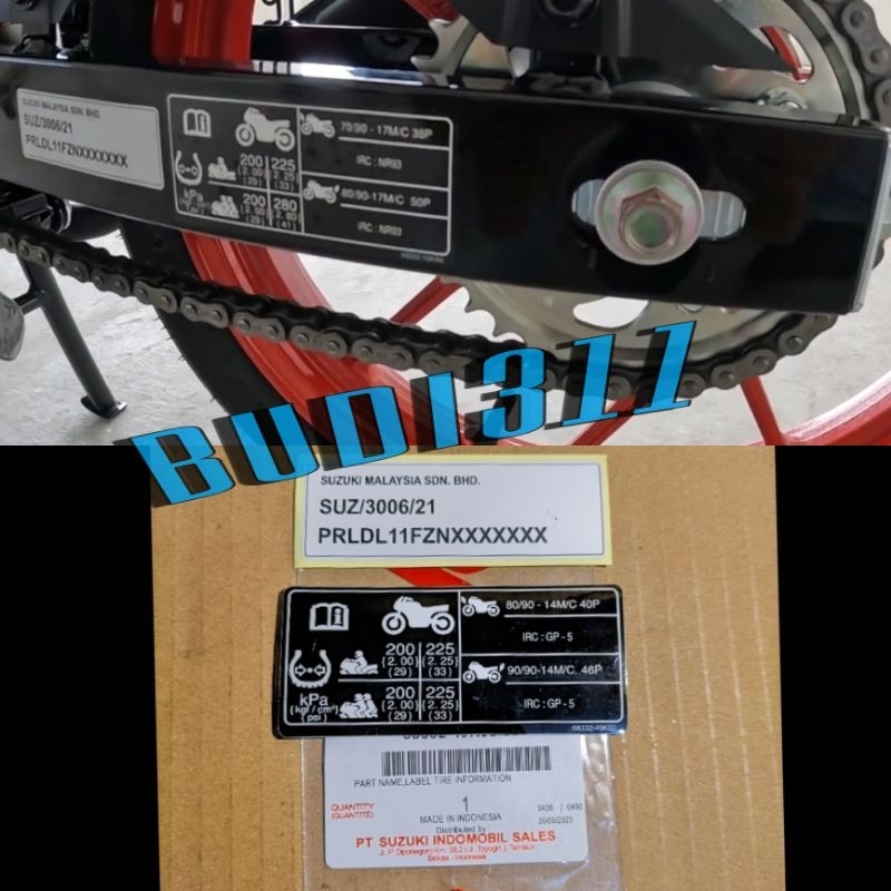 stiker arm fu injeksi versi malaysia