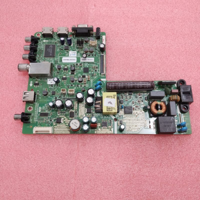 MB TOSHIBA 32L1600VJ SOKET PANEL 50PIN MESIN TV LED MAINBOARD MOTHERBOARD MODUL MOBO TV LED