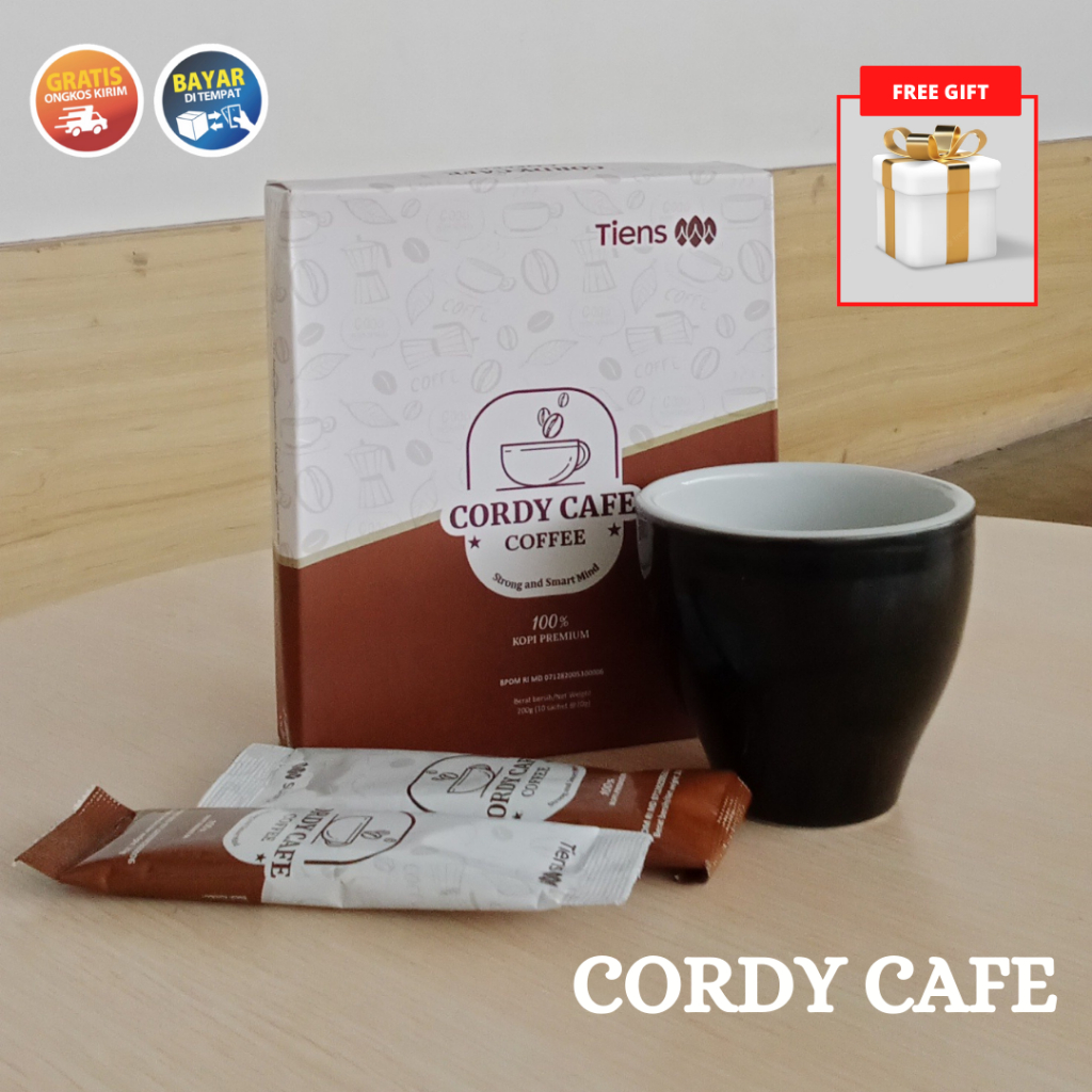 

(02.02 Flash Sale) Cordy Cafe - Racikan Biji Kopi Arabika & Robusta Dengan Tambahan Gingseng & Ekstrak Jamur Cordyceps - Meningkatkan Stamina - Varian - Free Gift