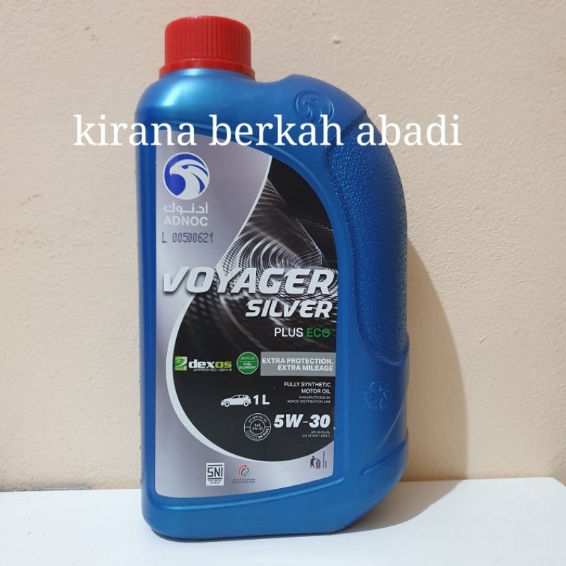 ADNOC VOYAGER SILVER SAE 5W30 SN KEMASAN 1 LITER