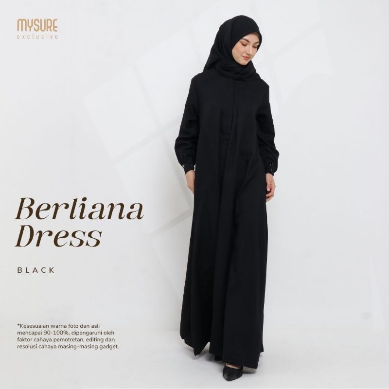 Berliana Dress by Mysure | Dress mysure | Gamis Mysure | Gamis exclusive | Gamis Premium | Gamis Kon