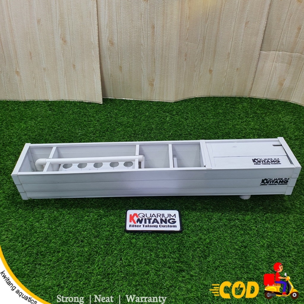 Filter Talang Aquarium 90Cm / Talang Filter Aquarium 90cm + Tempat UV / Box Filter Talang Lampu Uv