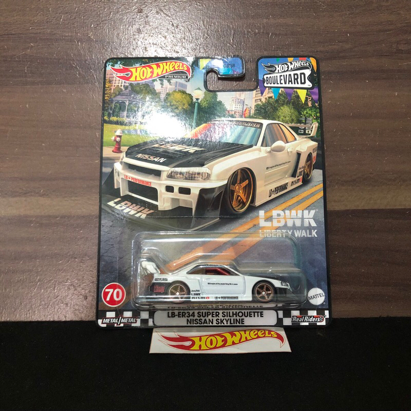 hotwheels nissan skyline r34 lbwk boulevard