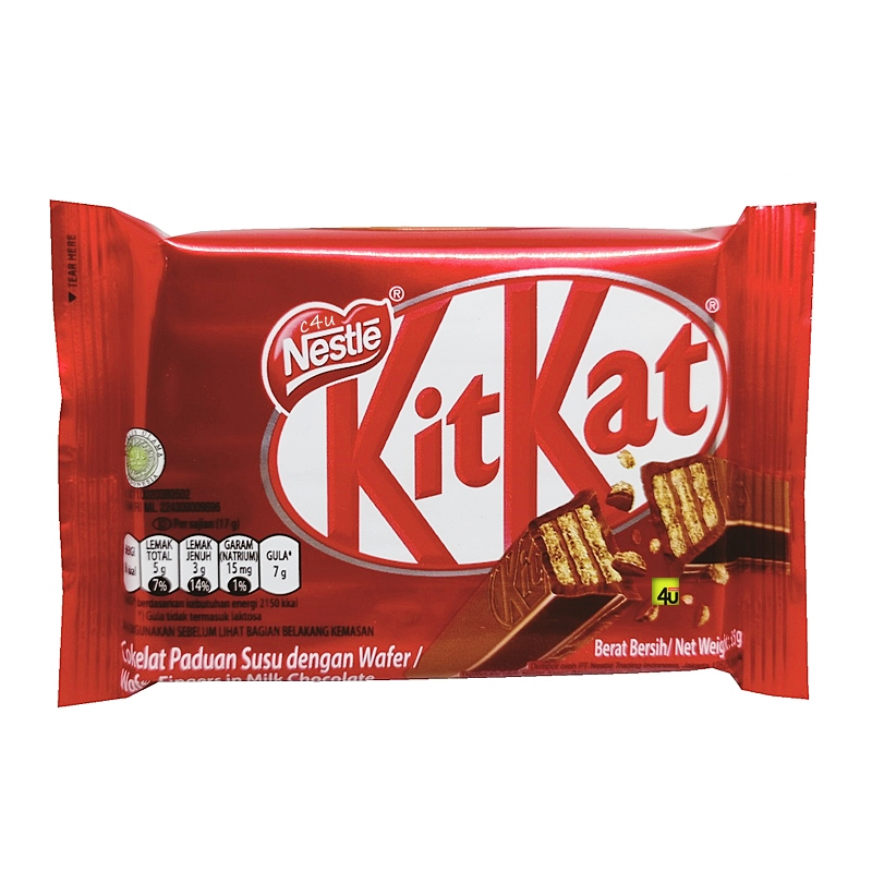 

Kitkat 4F - Four Fingers Chocolate Wafer - 35gr KIT KAT