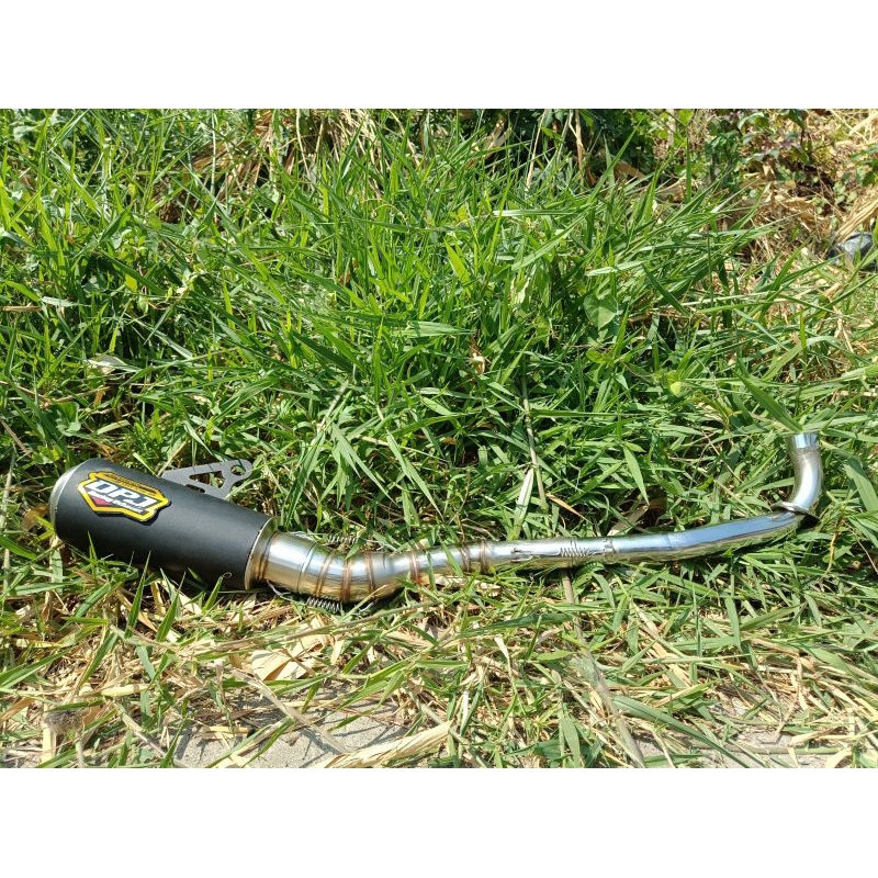 knalpot GP1 DPJ BLACK PNP BEBEK VEGA JUPITER Z SUPRA125  KARISMA ASTREA