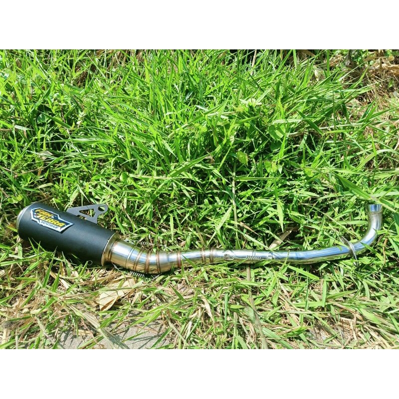 knalpot fantera GP1 HITAM pnp VEGA JUPITER Z SUPRA125 KARISMA REVO LEGENDA