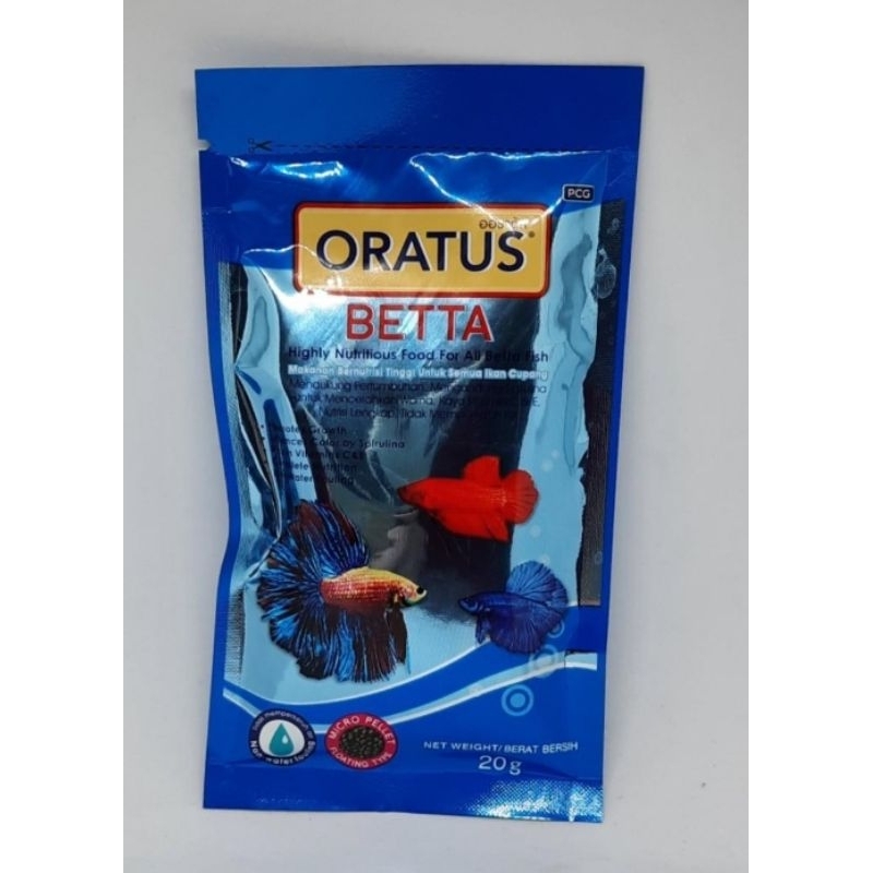 ORATUS BETTA Fish Food 20gr