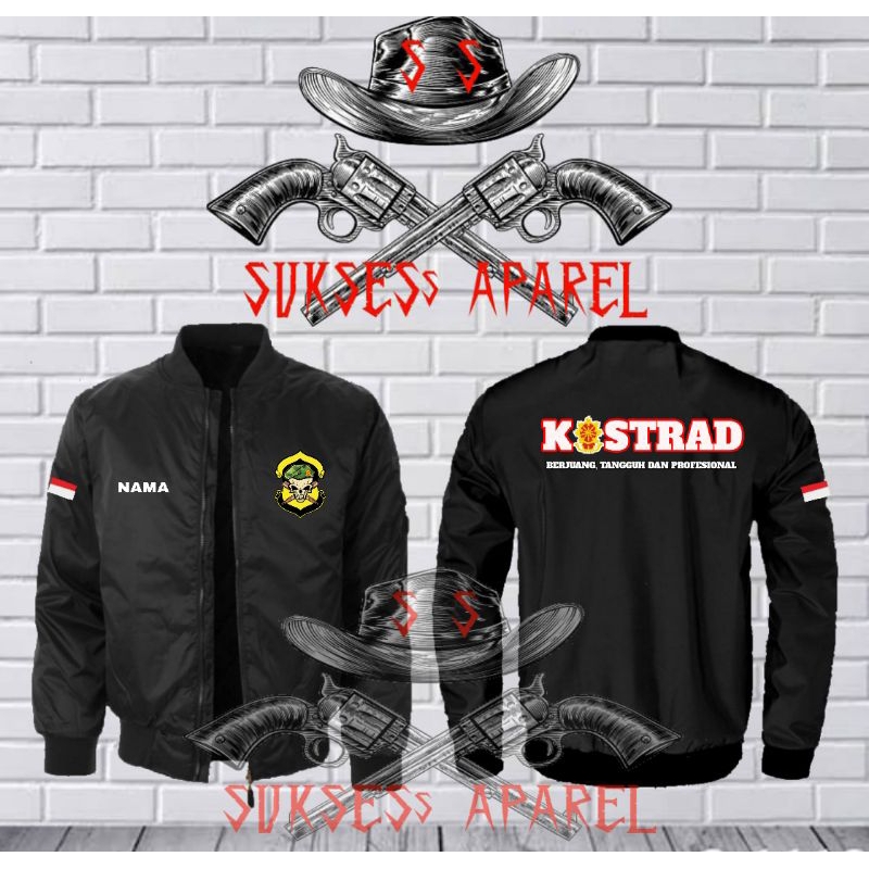 jaket kostrad bomber/tni
