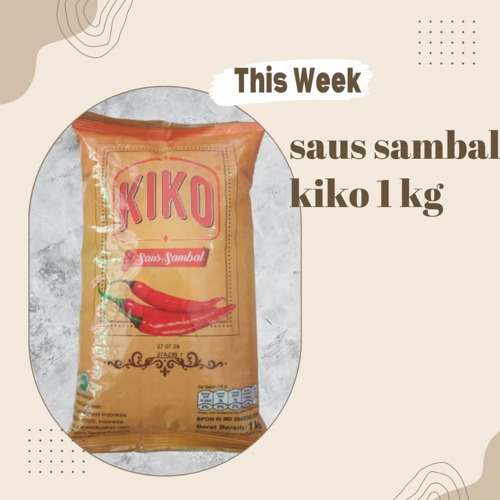 

Saos Sambal Kiko 1 kg